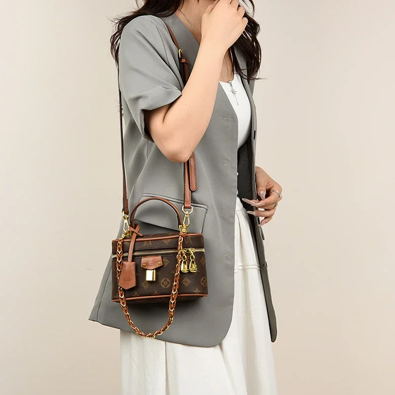 

Популярная кожаная сумка-кроссбоди для женщин, женские сумки через плечо, классический элегантный дизайн, люксовый бренд