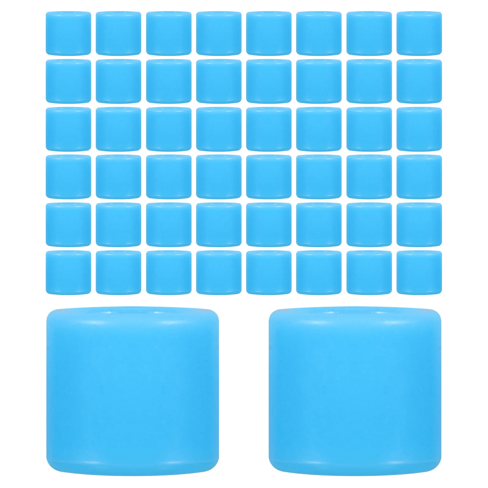 

50pcs 8Mm Pigeon Leg Rings No Number Solid Color Bird Identification Bands For Quail Doves Small Poultry Closed Foot Bands