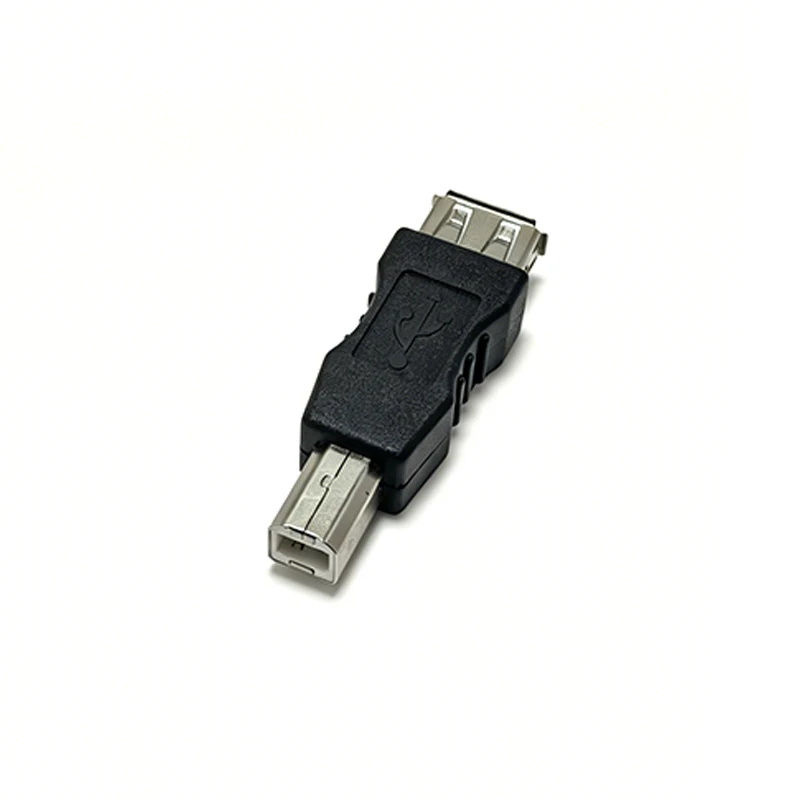 High Speed USB 2.0 Type A Female to Type B Male Adapter For Printer Scanner Data Sync Connector