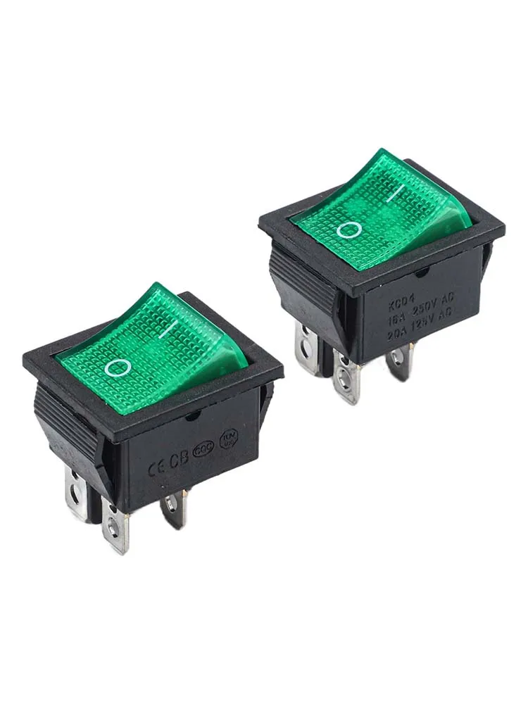 2 Piece KCD4 4Pin Rocker Switches for Numatic Vacuum Cleaner Rated 30A 250V 35A 125V Suitable for Electrical Use