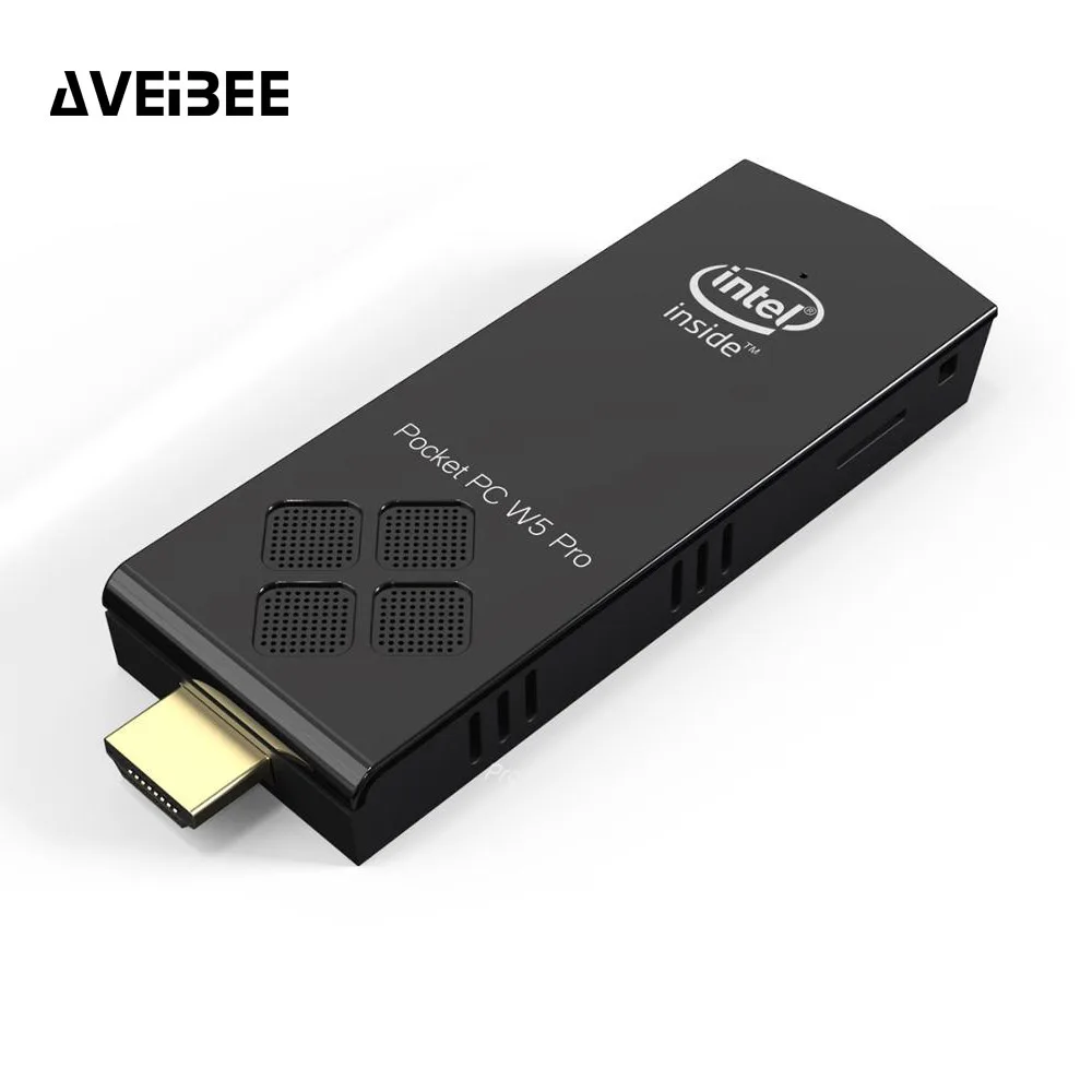 Mini PC W5 Pro Windows 10 Stick Intel Atom, Z8350, 1.44GHz, 4 Go, 8 Go, DDR3, 64 Go, 128 Go, 5G WiFi, P1, 10 Micro Computer, Linux, MINIPC