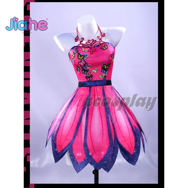 

Anime butterfly Cosplay Costume Halloween Carnival Women's New Dress Movie Butterfly Sexy Uniform Full Set Clothing XS-XXXL