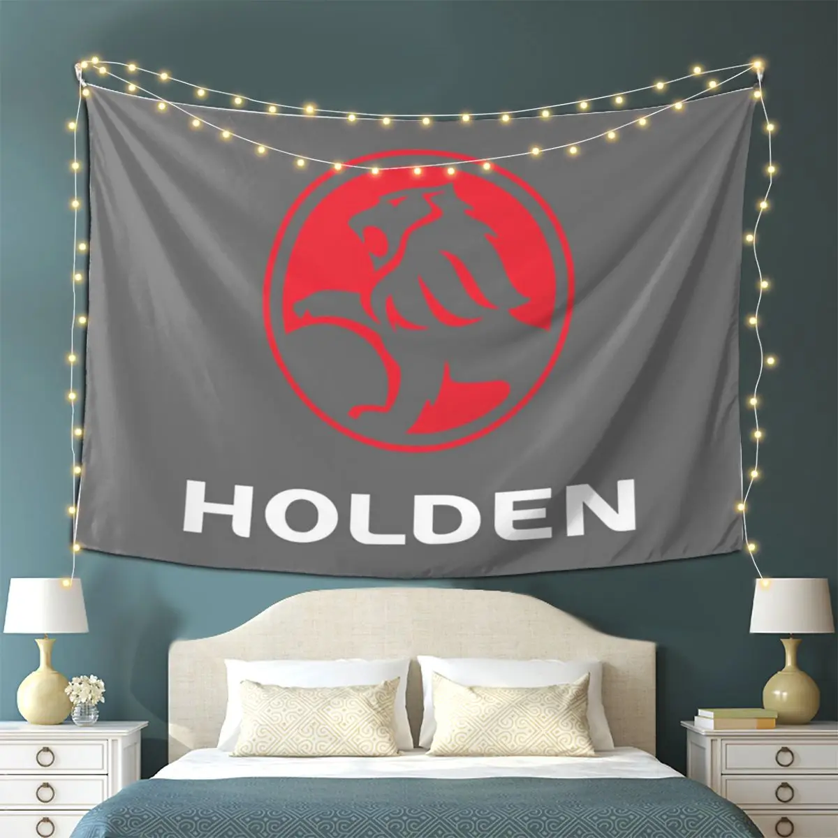 

Holden Logo Tapestry Wall Hanging Aesthetic Home Decor Tapestries for Dorm Room