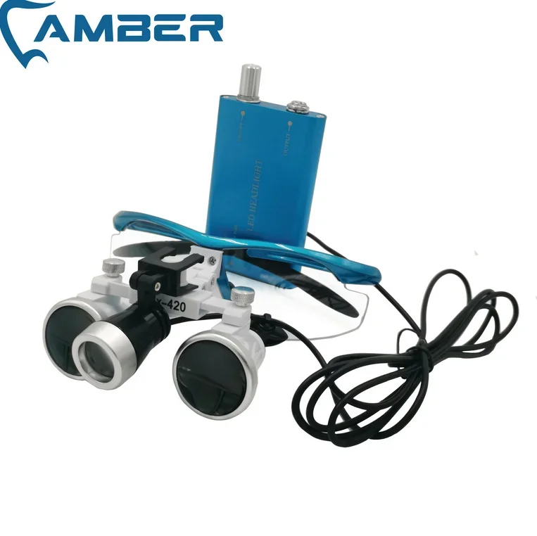 3W Surgery Headlight den tal Loupes den tal Cordless Loupe Light Surgical Binocular den tal Loupes