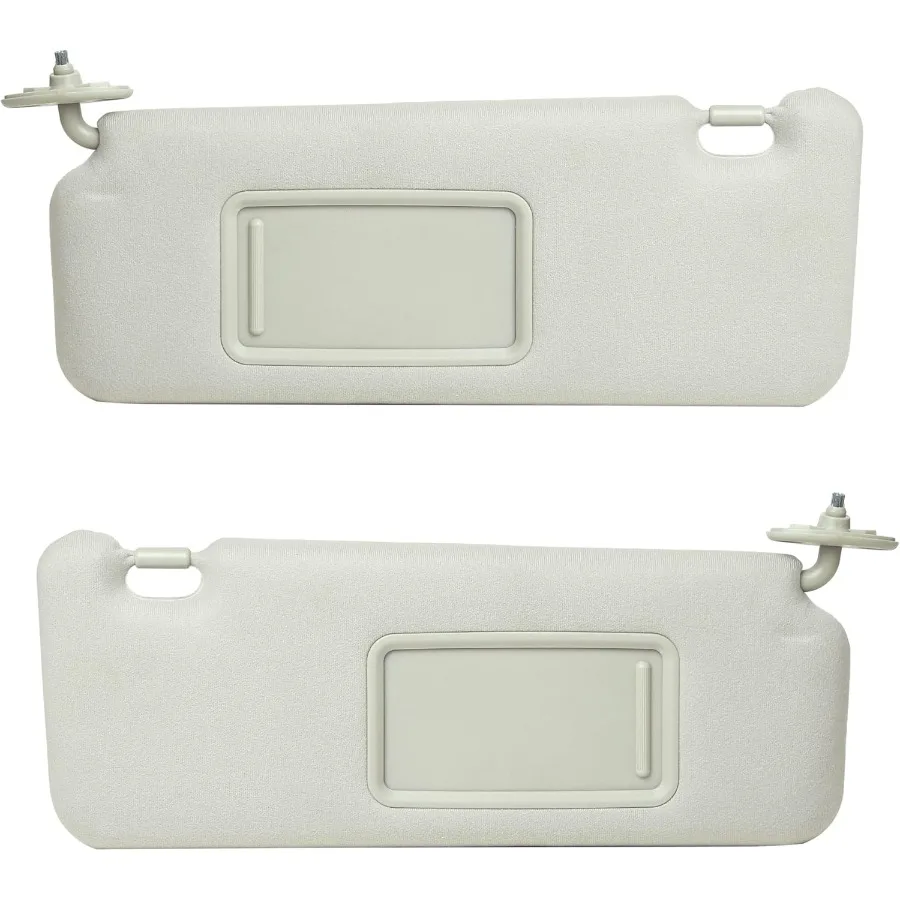 حاجب من الشمس للراكب الأيسر الأيمن للسائق متوافق مع Scion TC 20052010 يستبدل 7432021210B27431021130B1 زوج رمادي لـ #1