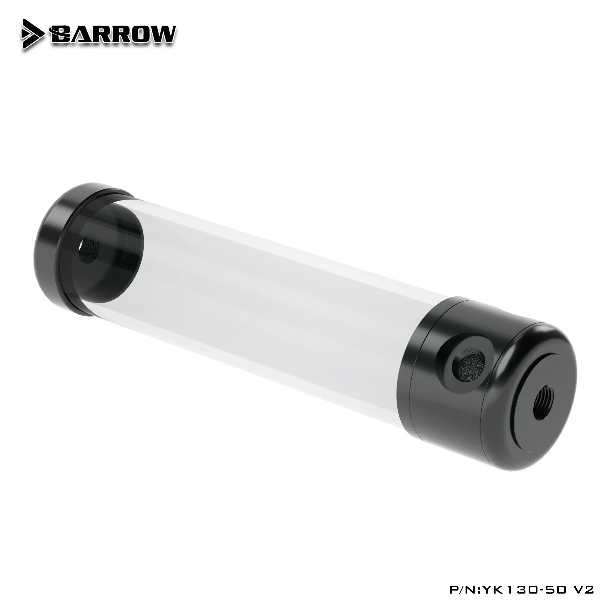 Zbiornik na wodę chłodzącą Barrow YK-50 V2 Czarno-Biała Pokrywa Różne Rozmiary 130mm/180mm/230mm/280mm Długość 50mm Średnica do PC