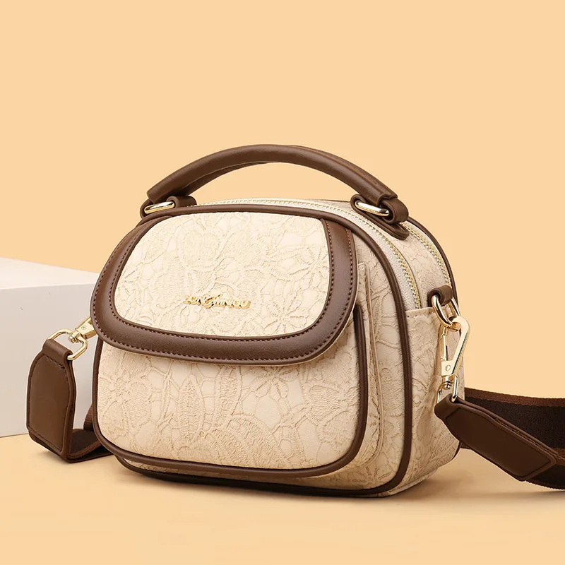 

Сумка через плечо с широким ремешком, женская сумка для мамы в национальном стиле, новая сумка, универсальная модная повседневная сумка на одно плечо