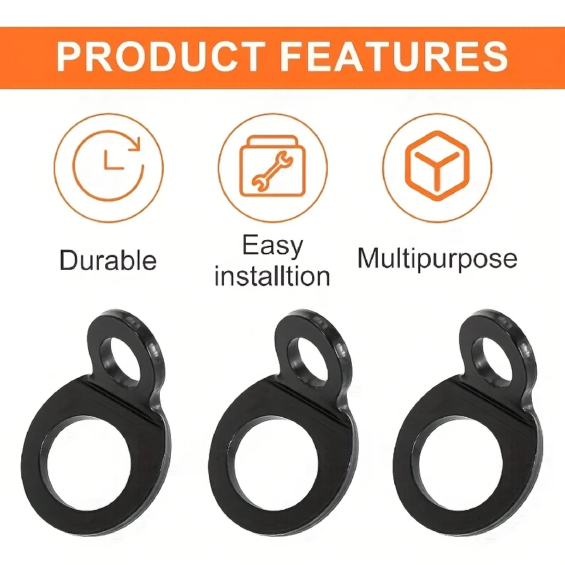 Edelstahl-Spanngurtringe, 4 Stück, für Motorrad, Dirt Bike, ATV, UTV – Detail 2