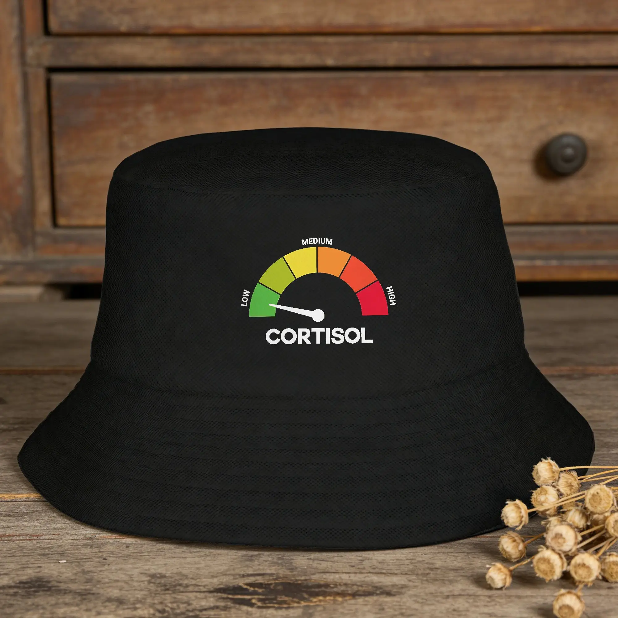 Low Cortisol Levels  Bucket Hat  Streetwear Fisherman Caps For Unisex Retro Fishing Sun Hats Portable Design Cap