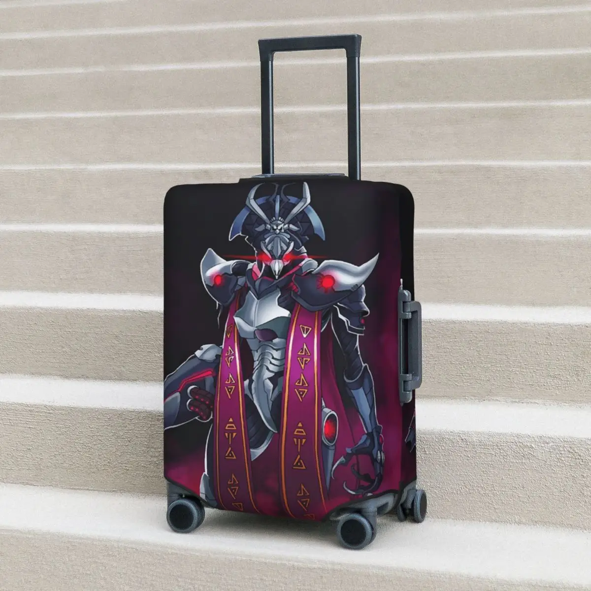 هدية للرجال نسخة دي ساموس آران ميترويد ساموس أران غطاء حقيبة حماية مرونة رحلة الأمتعة حامي يغطي 18-32 بوصة #6