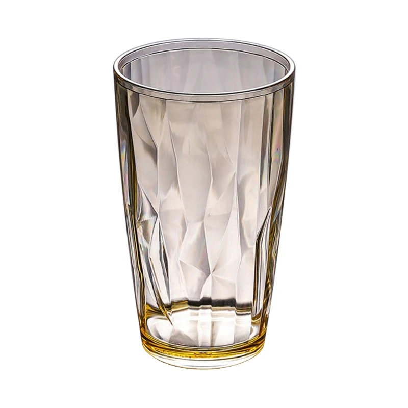 Shatterproof Acrylic Water Tumblers 490ml Unbreakable Drinking Glasses Reusable Beer Champagne Cup Dishwasher Safe DropShipping