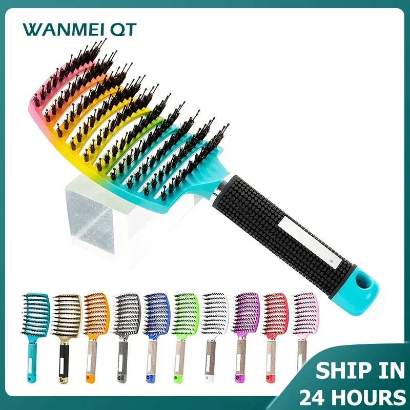 

1pc Magic Scalp Massage Hair Brush for Women - Professional Detangling Tool for Wet Curly Hair - Hairdressing ToolANew Arrival