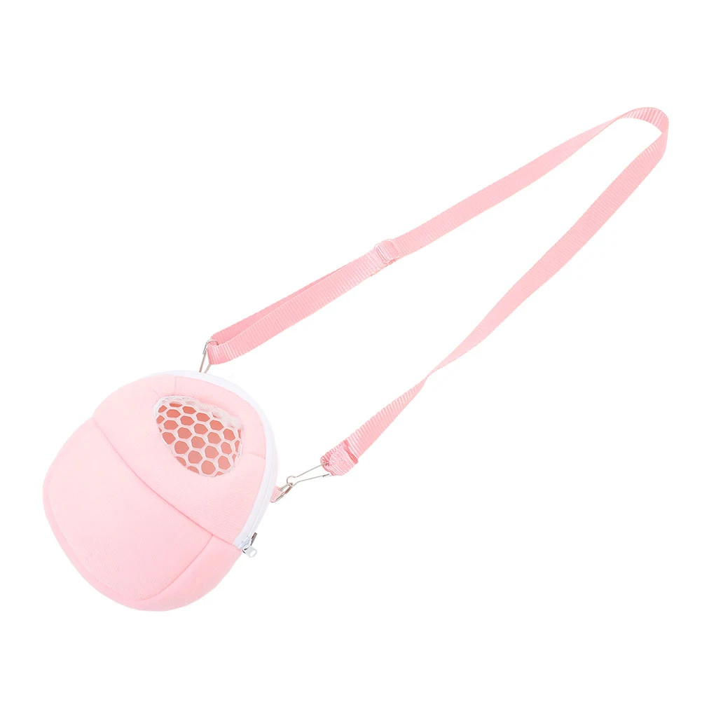 Hamster Shoulder Bag Portable Small Animal Breathable Mesh Soft Lining Travel Cage For Squirrel Chinchilla Rabbit Outdoor Pet