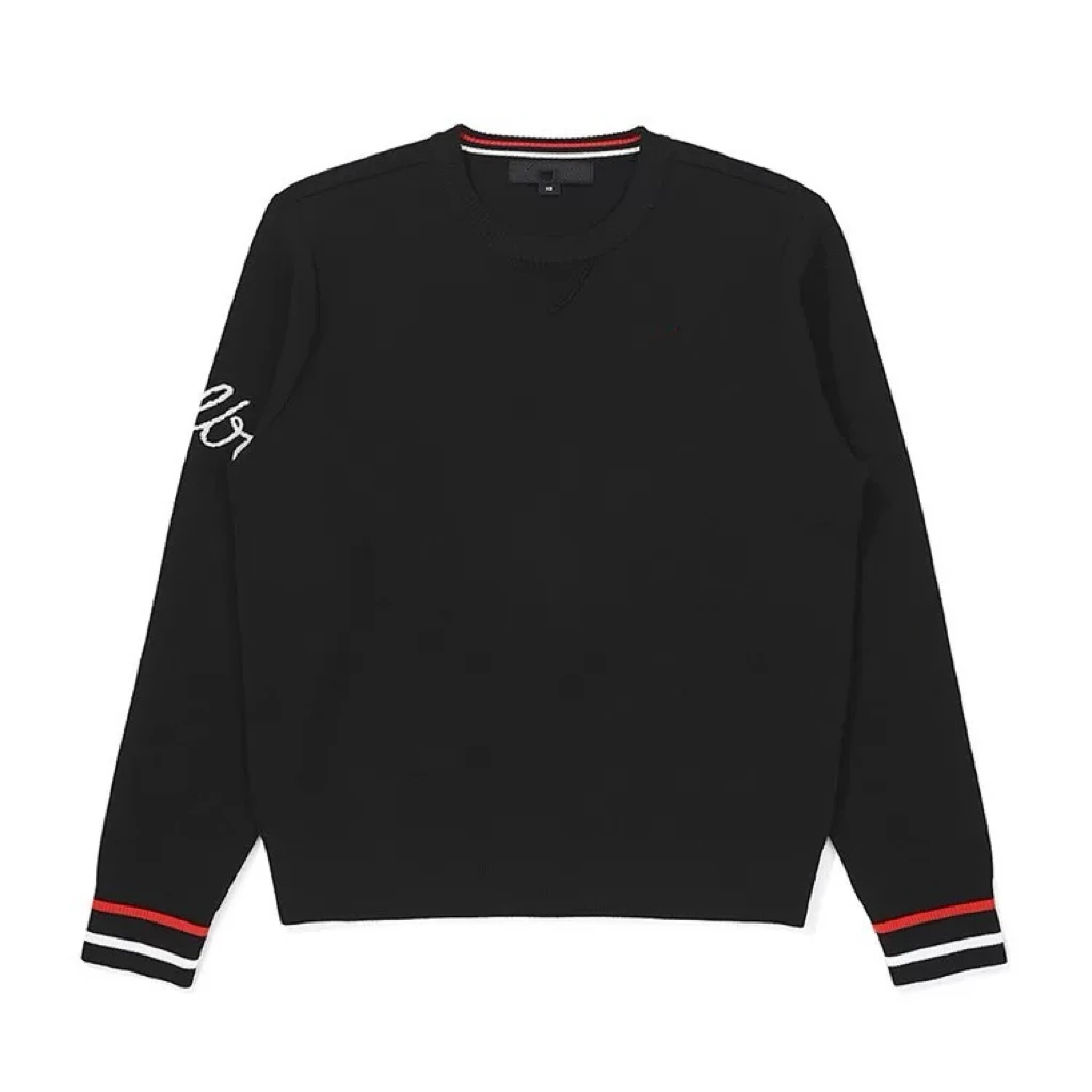 

Golf Sweater Women Autumn Knitted Round Neck Long Sleeved Golf Pullover, Casual Sports Warm Style Golf Shirt