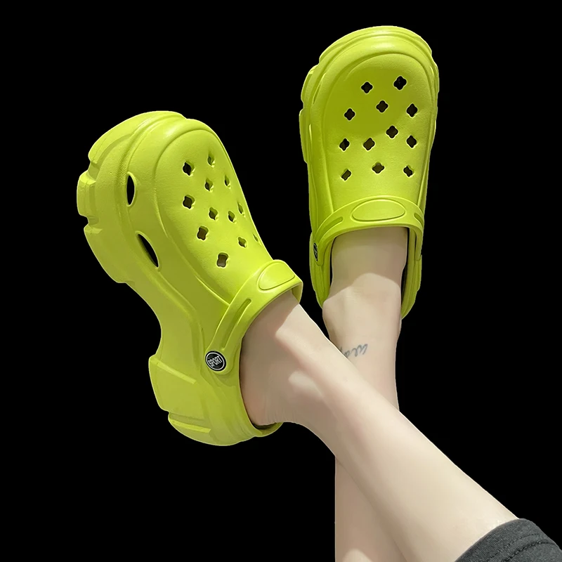 

Women's Popular Thick-Soled Summer Outdoor Wear New Style Beach Non-Slip Closed-Toe Dual-Wear Sandals and Slippers