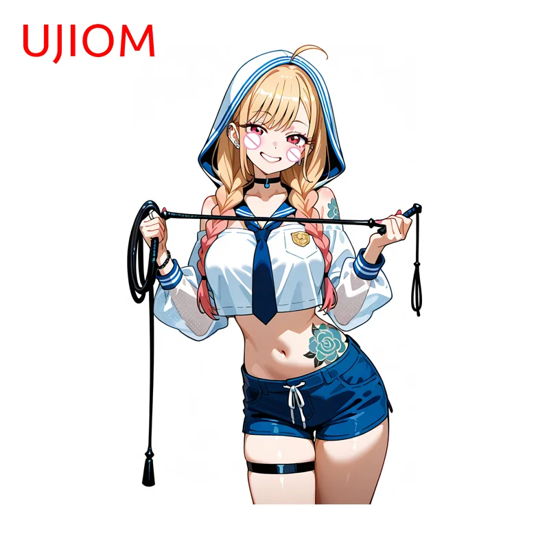 UJIOM Kitagawa Marin Huge Wall Sticker Refrigerator Laptop Light Switch Army Wall Decal Trash Can Trunk Wardrobe Decoration