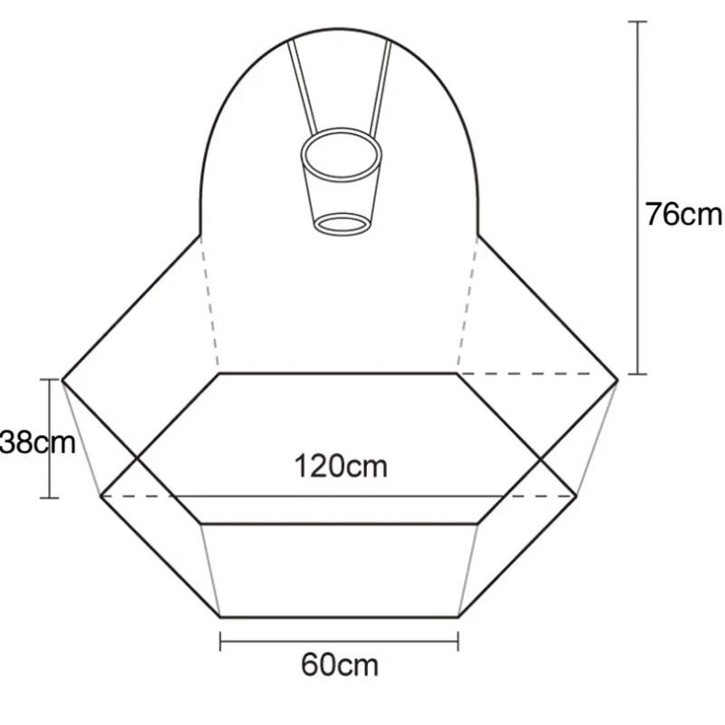 PANGDUBE Baby Toy Tent Children's Tents Foldable Baby Ball Pit Dry Pool Baby Playpen with Basket Tent for Children (No balls)