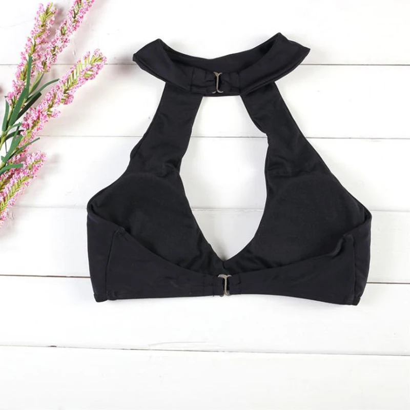 Damski strój kąpielowy Bikini Set Halter Hollow Out kostiumy kąpielowe stroje kąpielowe letnie kostiumy kąpielowe