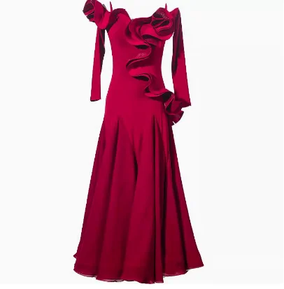 

Newest Woman Ballroom Dance Competition Dress Dance Ballroom Waltz Standard Dance Dress Women Ballroom Dress