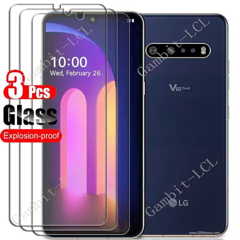 1-3PCS Tempered Glass For LG V60 ThinQ 5G 6.8" Protective Film ON LGV60 V60ThinQ 5G UW LM-V600, A001LG Screen Protector Cover