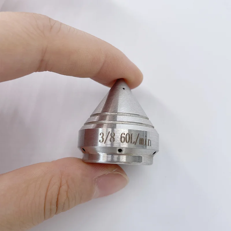 

Chisel Point Forward 3 Backward 6 Cleaning Nozzle Pressure Pipeline Sewer Diamond Rotating Jetter Nozzle SS 5000PSI 3/8" 40L