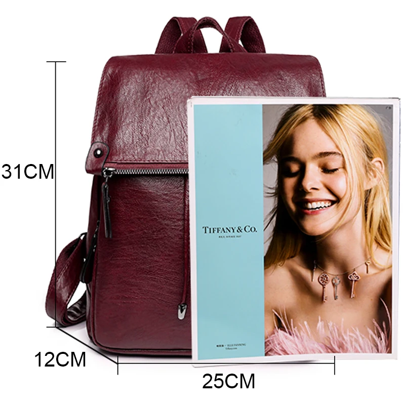 Brand Vintage Backpack 2023 Fashion Anti-theft handbag Large Capacity Travel Bagpack Luxury Designer Casual Lides Shoulder Bags