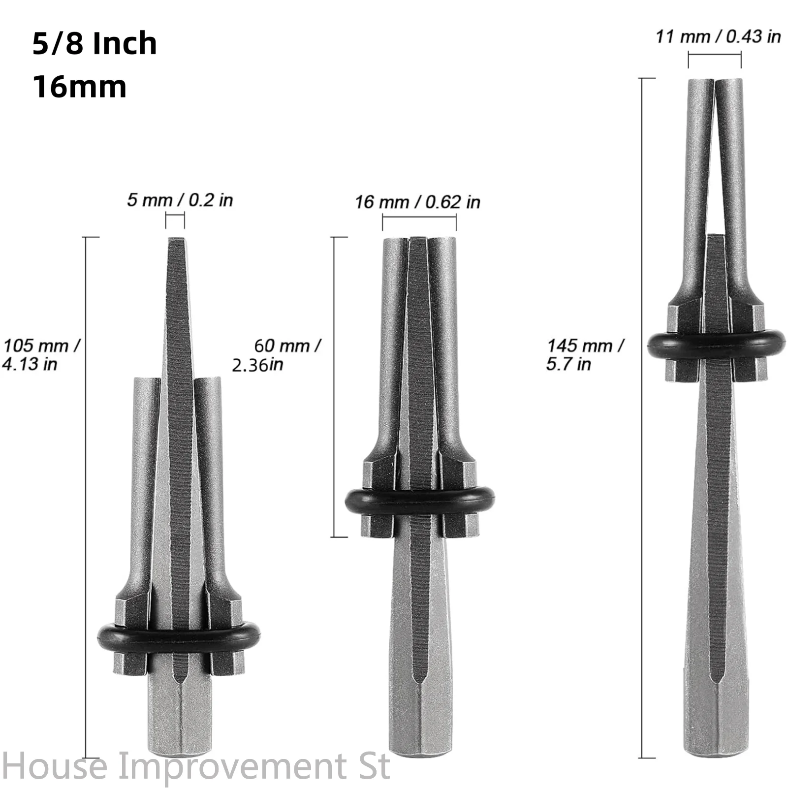 12PCS 5/8 Inch (16mm) Wedge and Feather Shims Stone Splitting Wedges Stone Splitter tools for Concrete Marble Rock Stone Granite