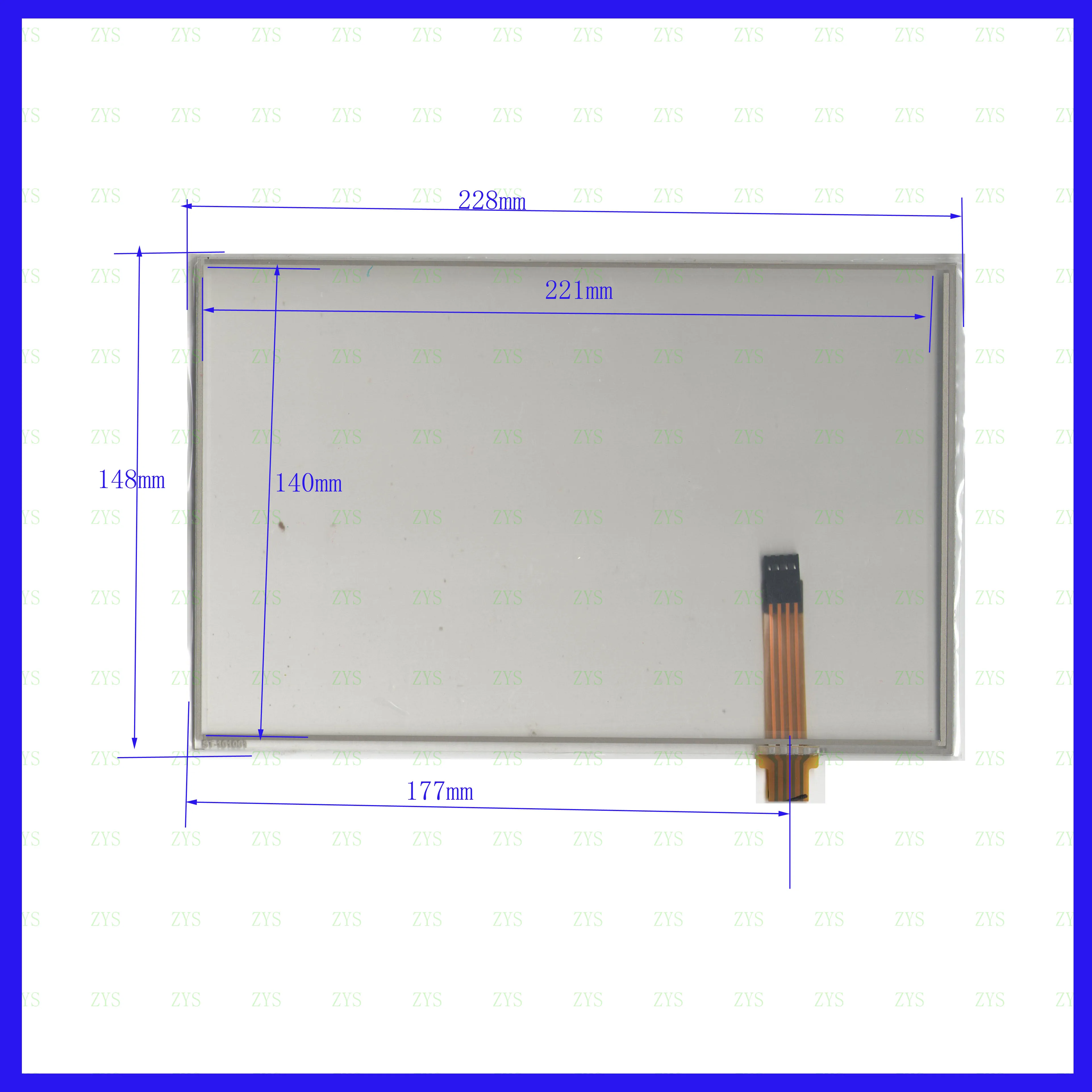 ST101001 228*148mm TOUCH SCREEN DIGITIZER SCREEN PART 228*148