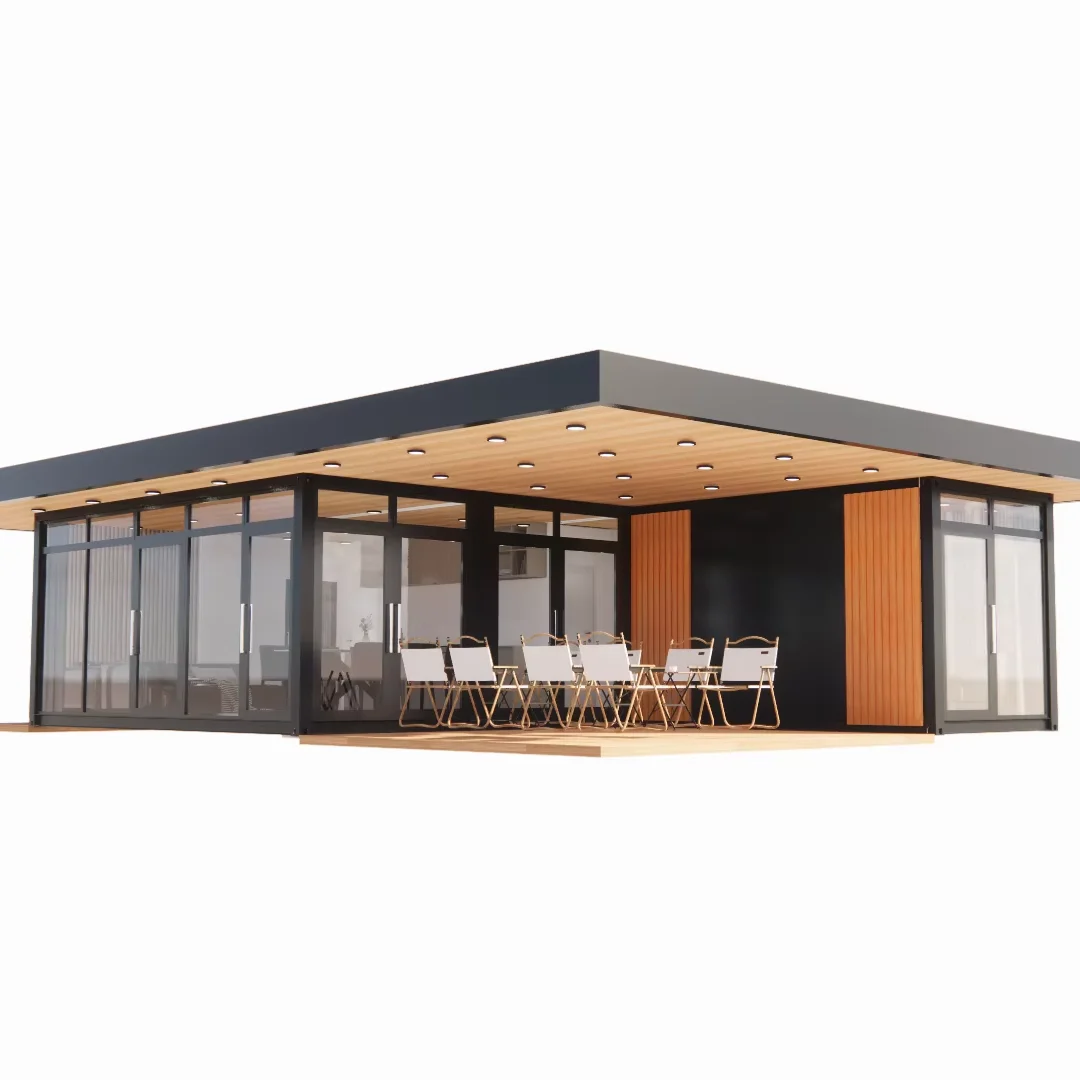 Luxury Modern Design Modular Hotels Prefab Home Fast Installation Steel Structure Prefabricated House Villa 2 bedrooms