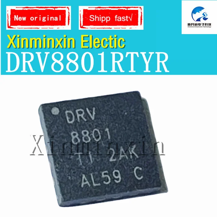 رقاقة IC الأصلية ، DRV8801RTYR ، DRV8801RTY ، DRV8801RTYT ، DRV8801 ، QFN16 ، جديد ، 1 ، قطعة