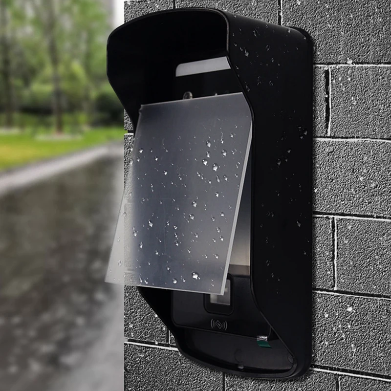กรณีกันน้ํา Rain Protector กลางแจ้งกันฝนป้องกัน Access Control Keypad Doorbell Card Reader Sun Shell