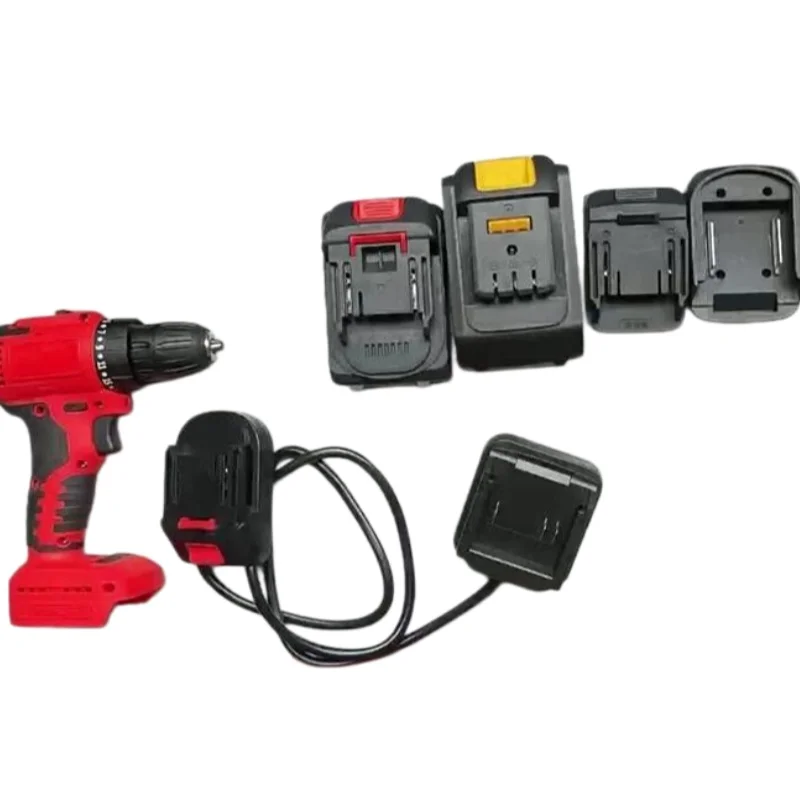 Reliable 18V Li-ion Power Tool Adapter with Expansion Cable Splitter Made for Workshop and Repair Jobs