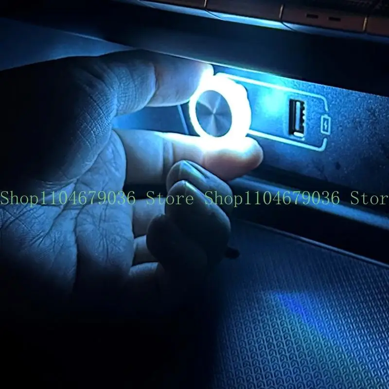 652F Multifunctional USB LED Lamp 7 Dynamic Color Mood Enhancer Light for Auto Cabin Living Room Night Light
