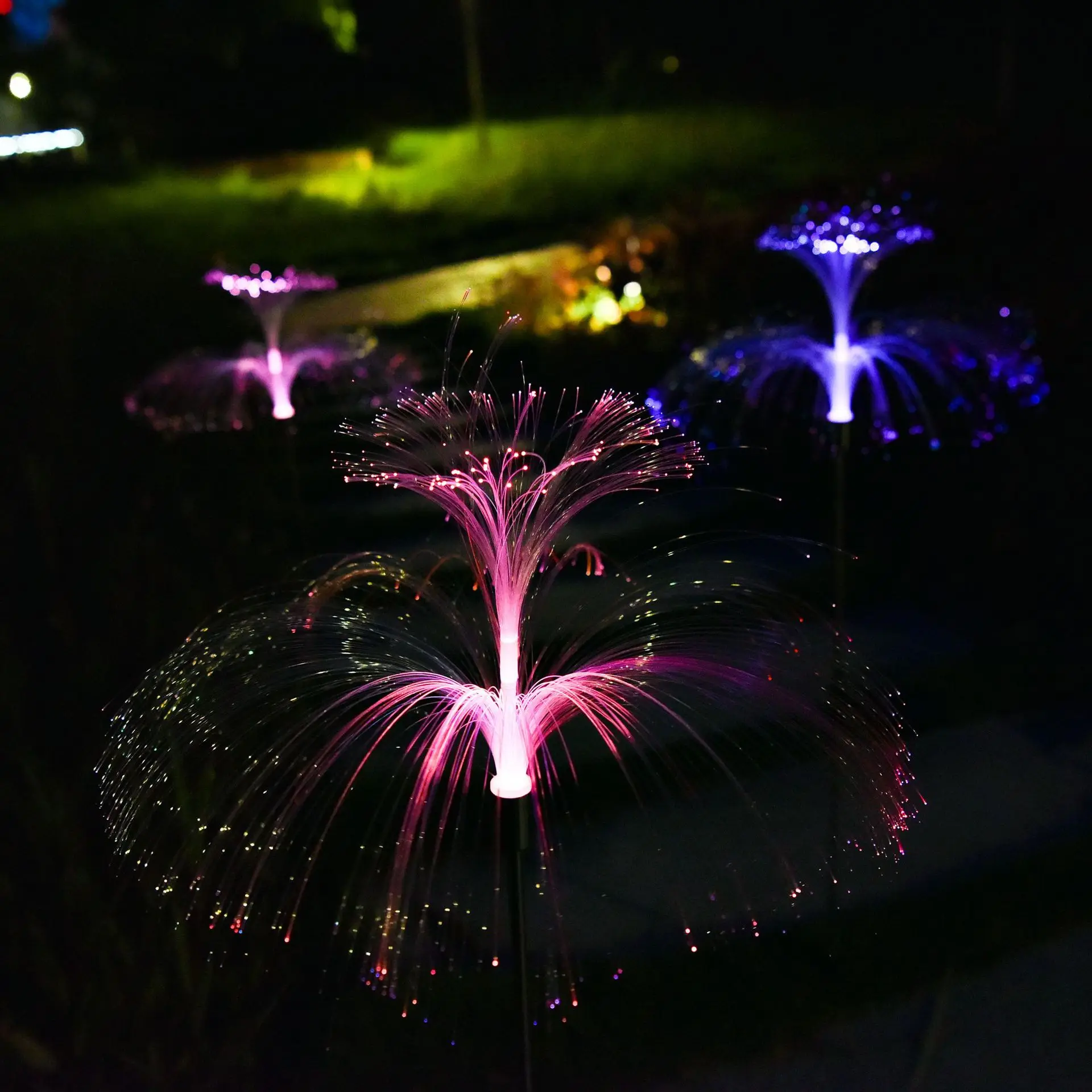 

Solar LED Jellyfish Lights Outdoor Garden Decor Lawn Light 7 Color Change Waterproof Patio Yard Pathway Decor Solar Flowers Lamp