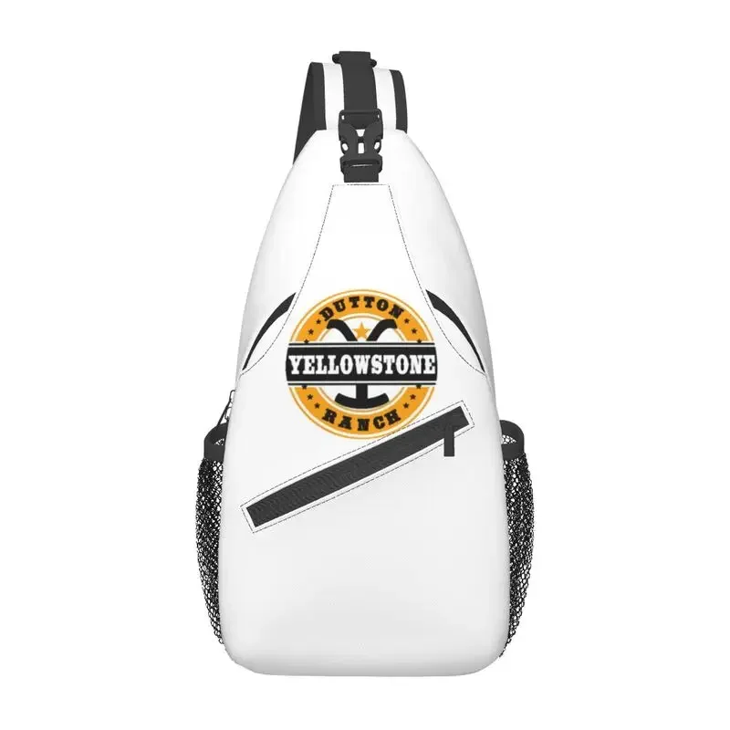 

Custom Yellowstone Sling Bag for Men Cool Dutton Ranch Shoulder Chest Crossbody Backpack Cycling Camping Daypack