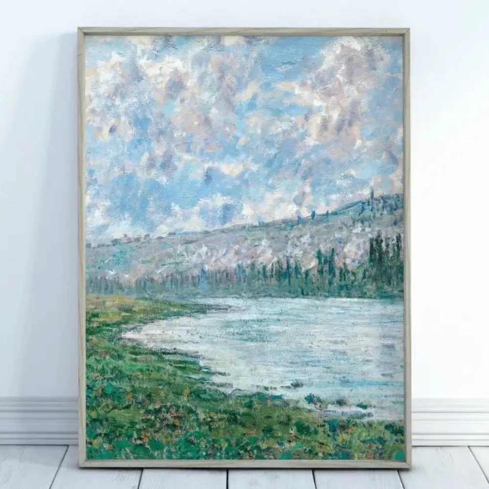 Monet Abstract Landscape Art Canvas Prints Painting Wall Art Famous Monet Posters Home Decoration Living Room Bedroom Decor Gift