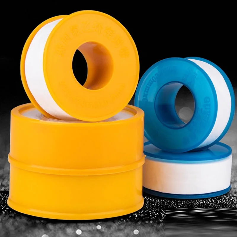 12PCS Raw Material Tape Sealing Waterproof Tape Water Ppe High Temperature Resistant Faucet PTFE Tape Sealing Accessories