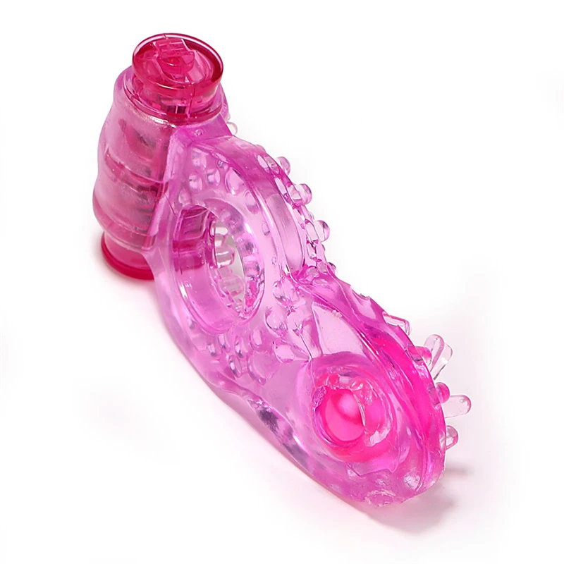 Vibration Crystal Butterfly Vibrating Cock Ring Ejaculation Delay Penis Ring Vibrator Clitoral Stimulator Sex Toys For Men