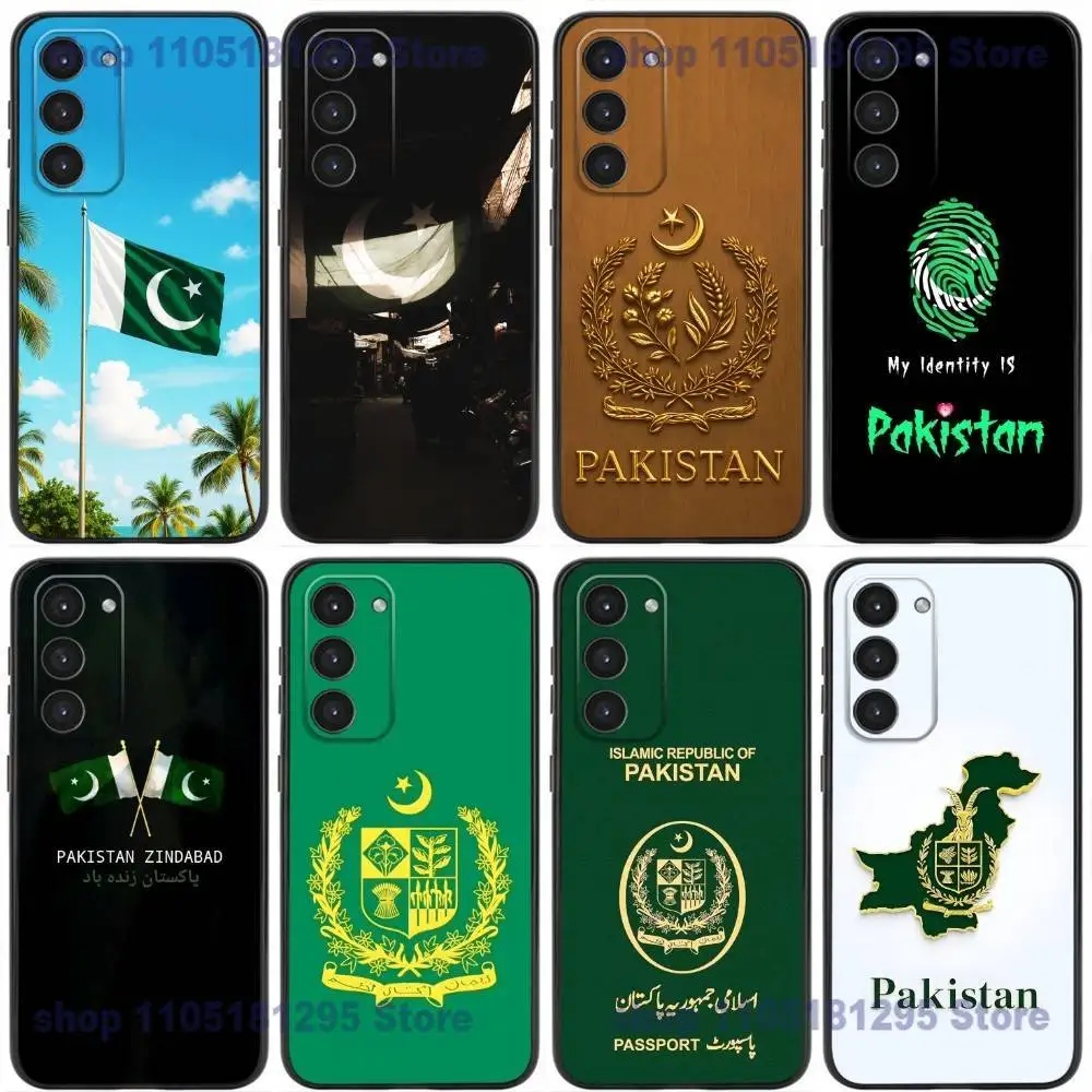 

Pakistan Passport Flag Phone Case For Samsung Galaxy A20,21s,22,31,32,52,53,72,73,80,91 Soft Liquid Silicone Black Cover