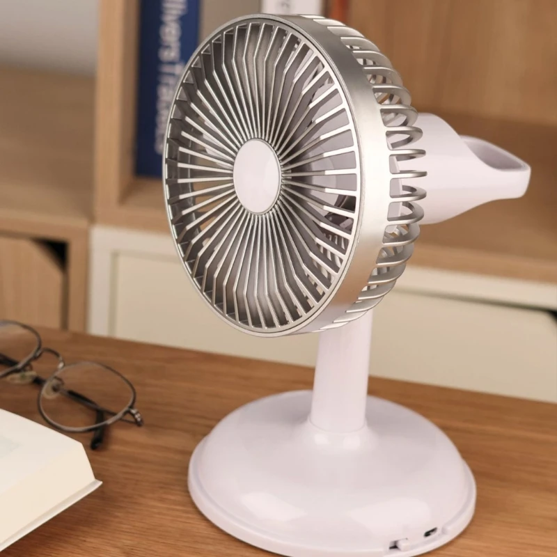 

Retro USB Desktop Fan Without Battery Small Table Air Circulator Fan USB Desk Fan for Indoor Outdoor