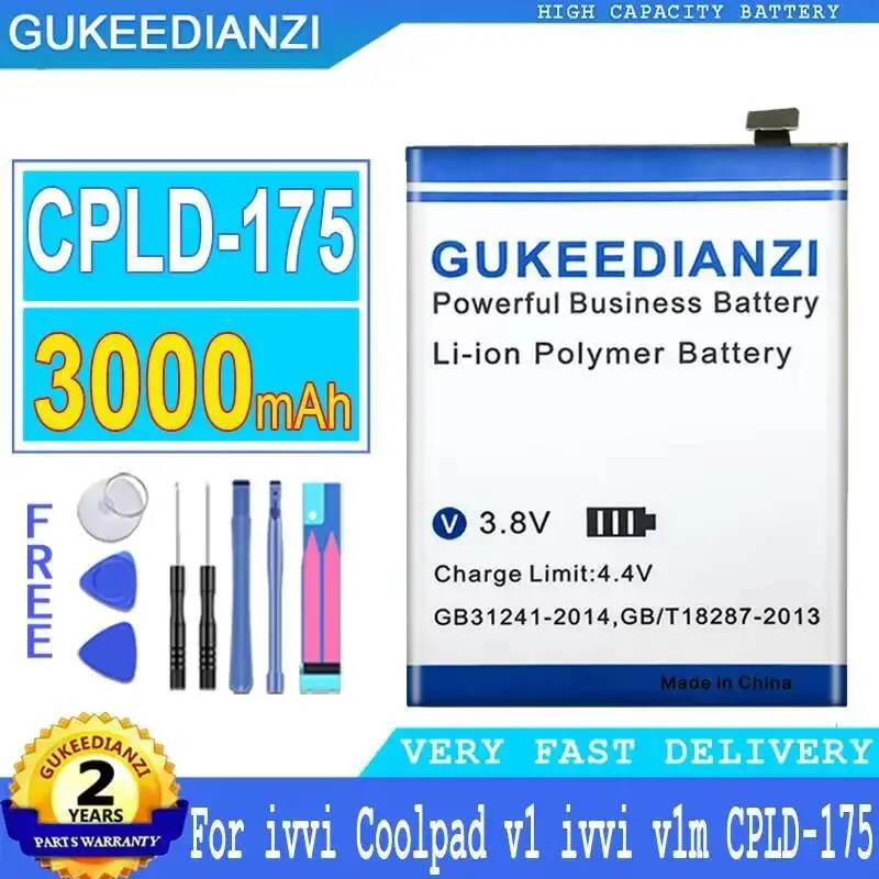 

Cpld-175 Аккумулятор мобильного телефона 3000 мАч для Coolpad V1 V1M Высокоэффективный