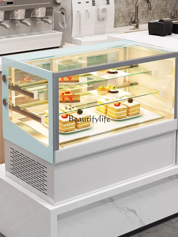 Cake display refrigerated commercial fruit deli desktop cabinet small air-cooled fresh-keeping cabinet