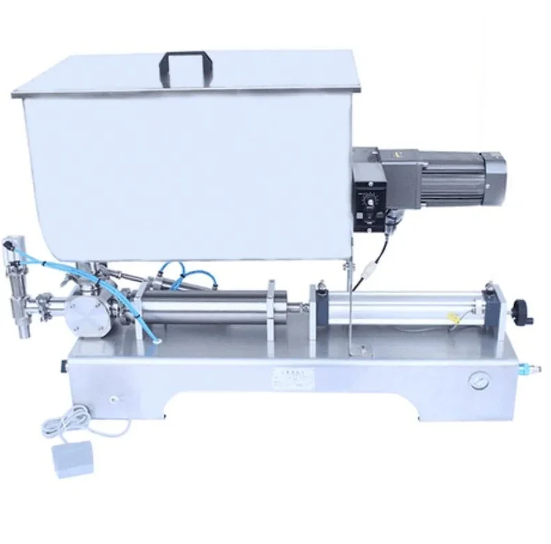 U type Single Head big hopper big valve filling machine special for sauce