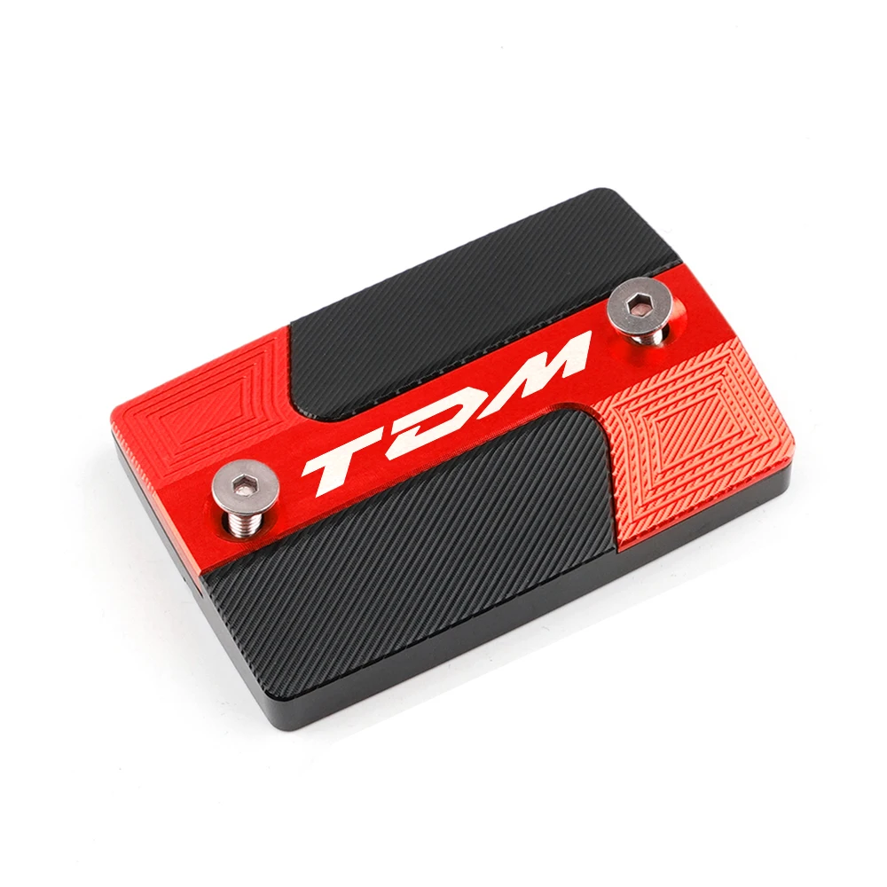 For YAMAHA TDM 900 850 TDM900 TDM850 2004-2022 Moto Accessories CNC Front Rear Cylinder Cover Guard Brake Fluid Reservoir Cap 4