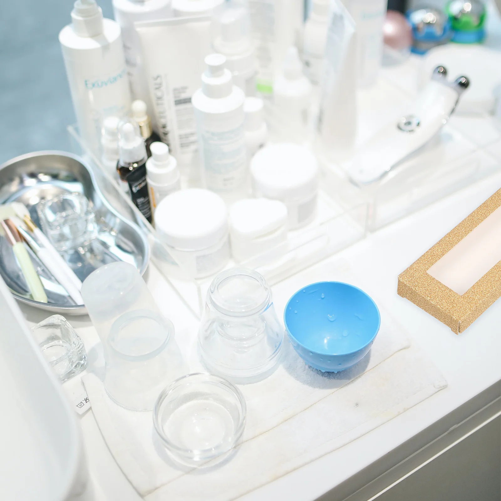 24-delige wimperopbergdoos Transparante valse wimperorganizer met kijkvenster Houdt wimpersvormig Ideaal voor make-upartiesten