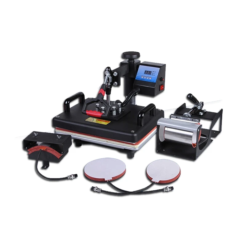 Multifunctional 29*38cm Heat Transfer Machine 5-in-1 T-shirt Transfer Hot Stamping Machine for Business & Pleasure