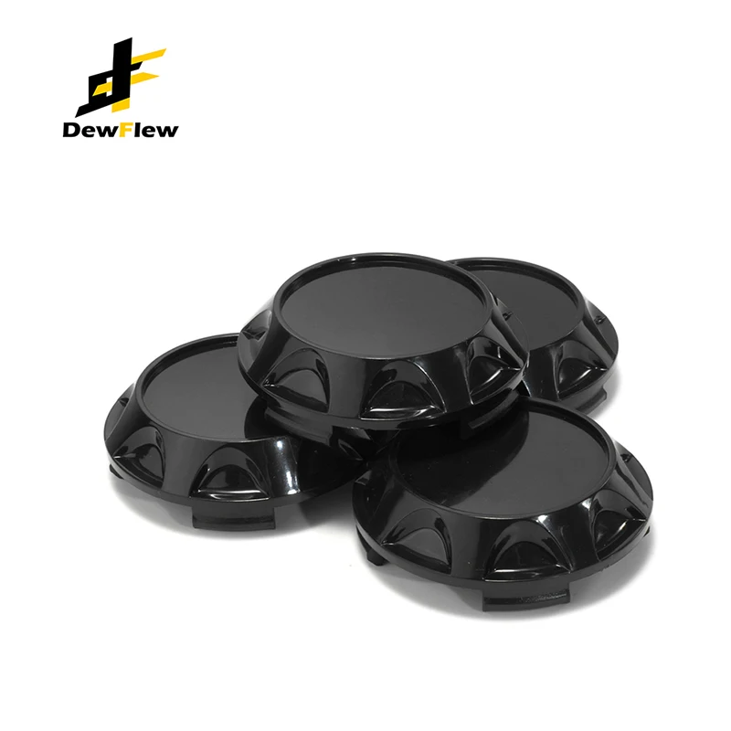 DewFlew 4Pcs Out 65.5mm(2.58in) Inner 62mm(2.44in) Car Wheel Center Caps For F150 18