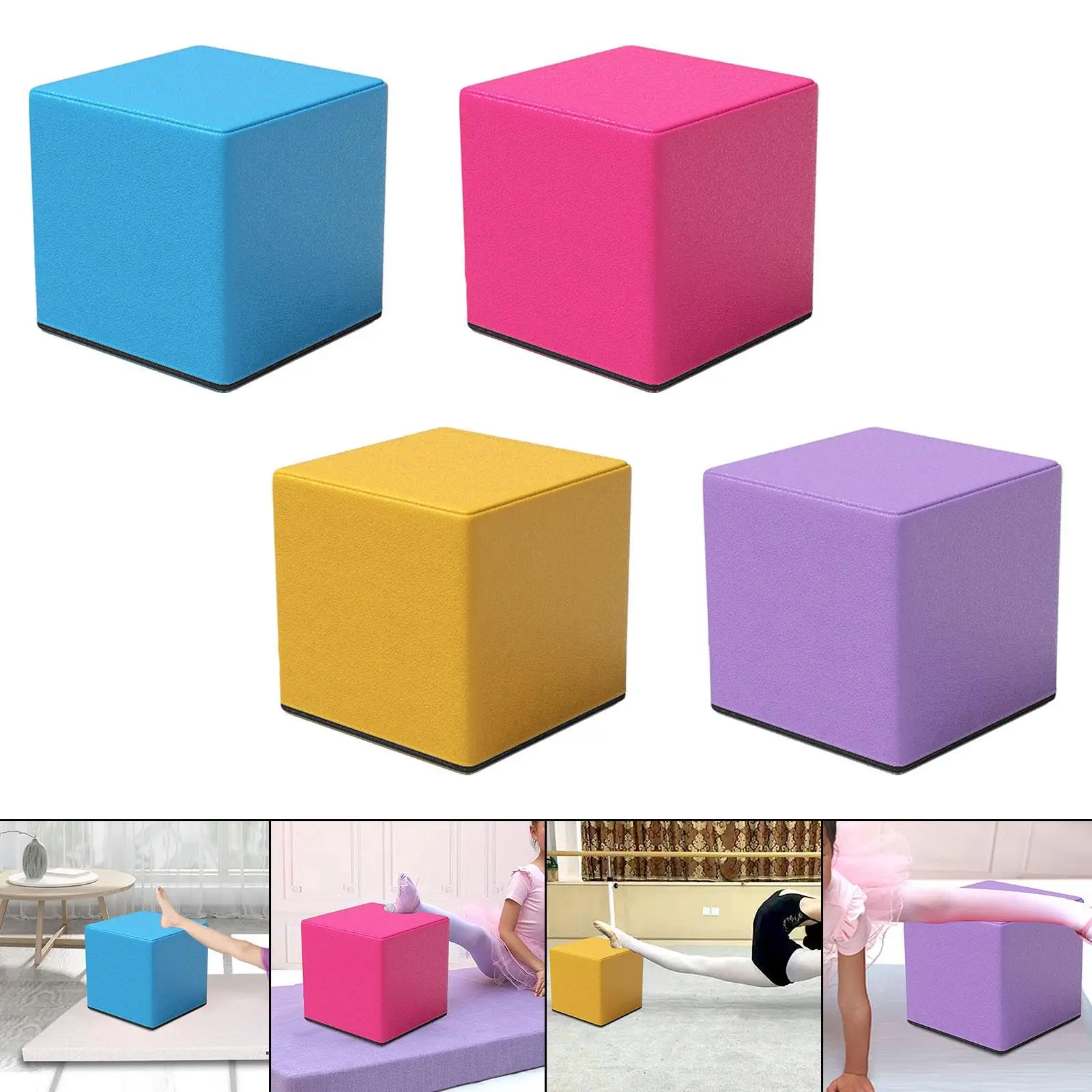 Yoga Block Multifunctional Lightweight Non Slip Exercise Brick for Workout Indoor Sports Assistive Equipment Yoga Accessory