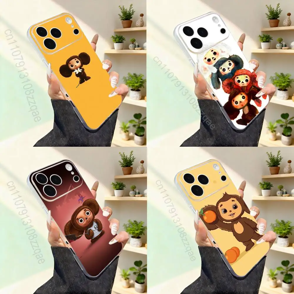 

Cartoon C-Cheburashka-es For iPhone 11,12,13,14,15,16,17,Pro,Max,Plus,Mini,SE4,E Phone Case Magnetic For Magsafe Wireless