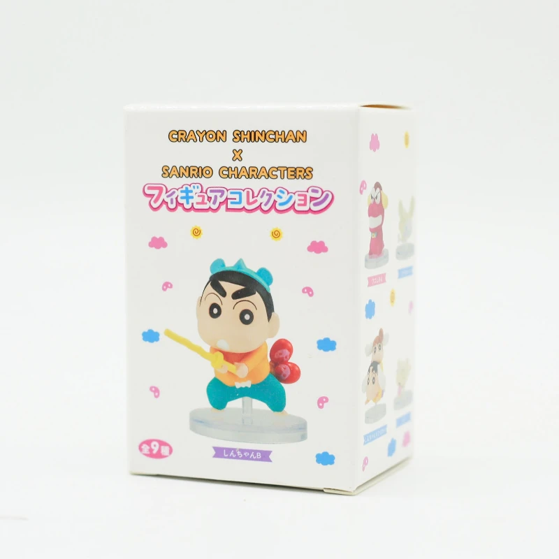 

Карандаш Шин-тян слепая коробка Buriburizaemon Cinnamoroll Sanrio персонажи модель игрушки коллекция украшения подарки для детей